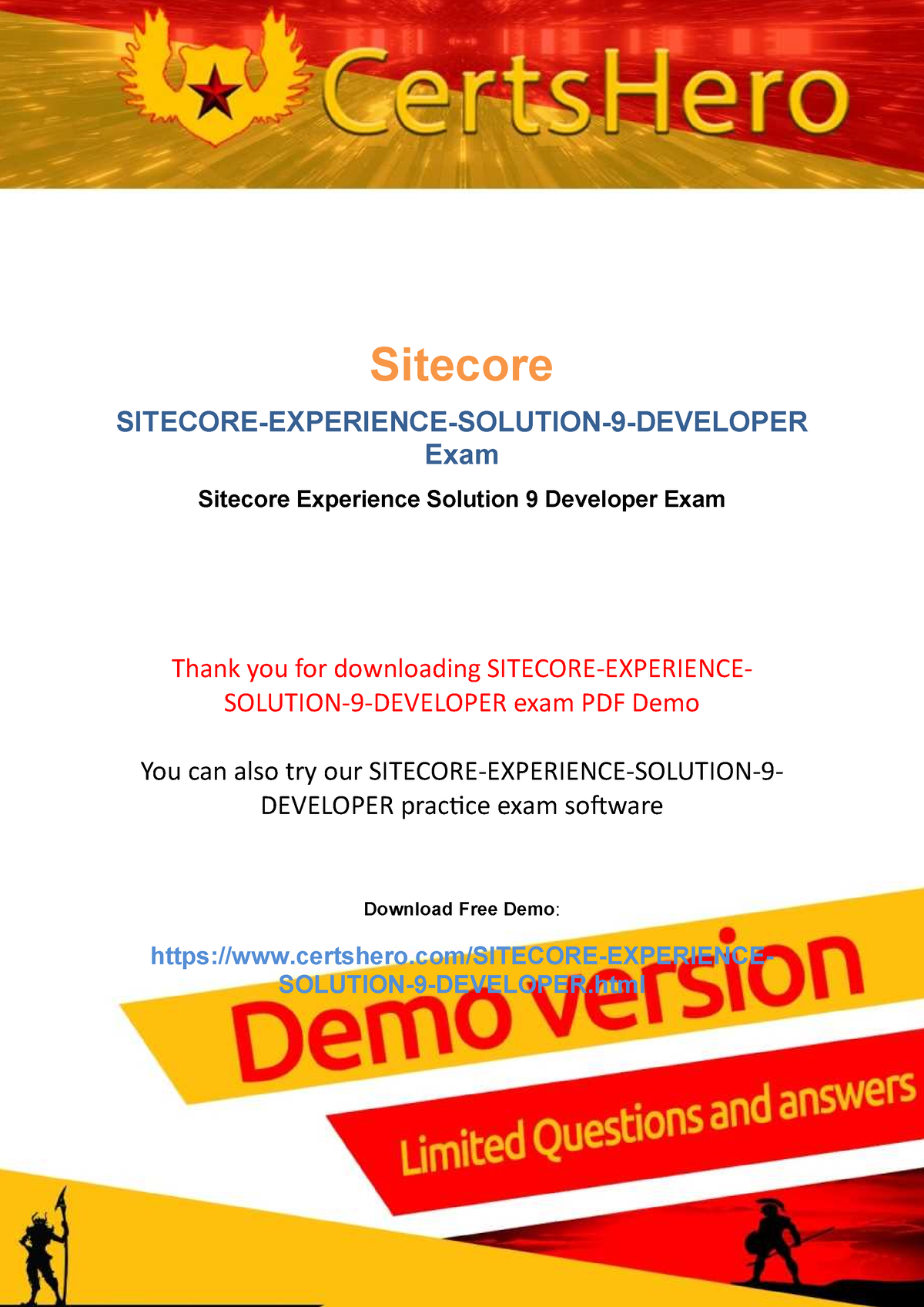 Sitecore-Experience-Solution-9-Developer Latest Test Vce