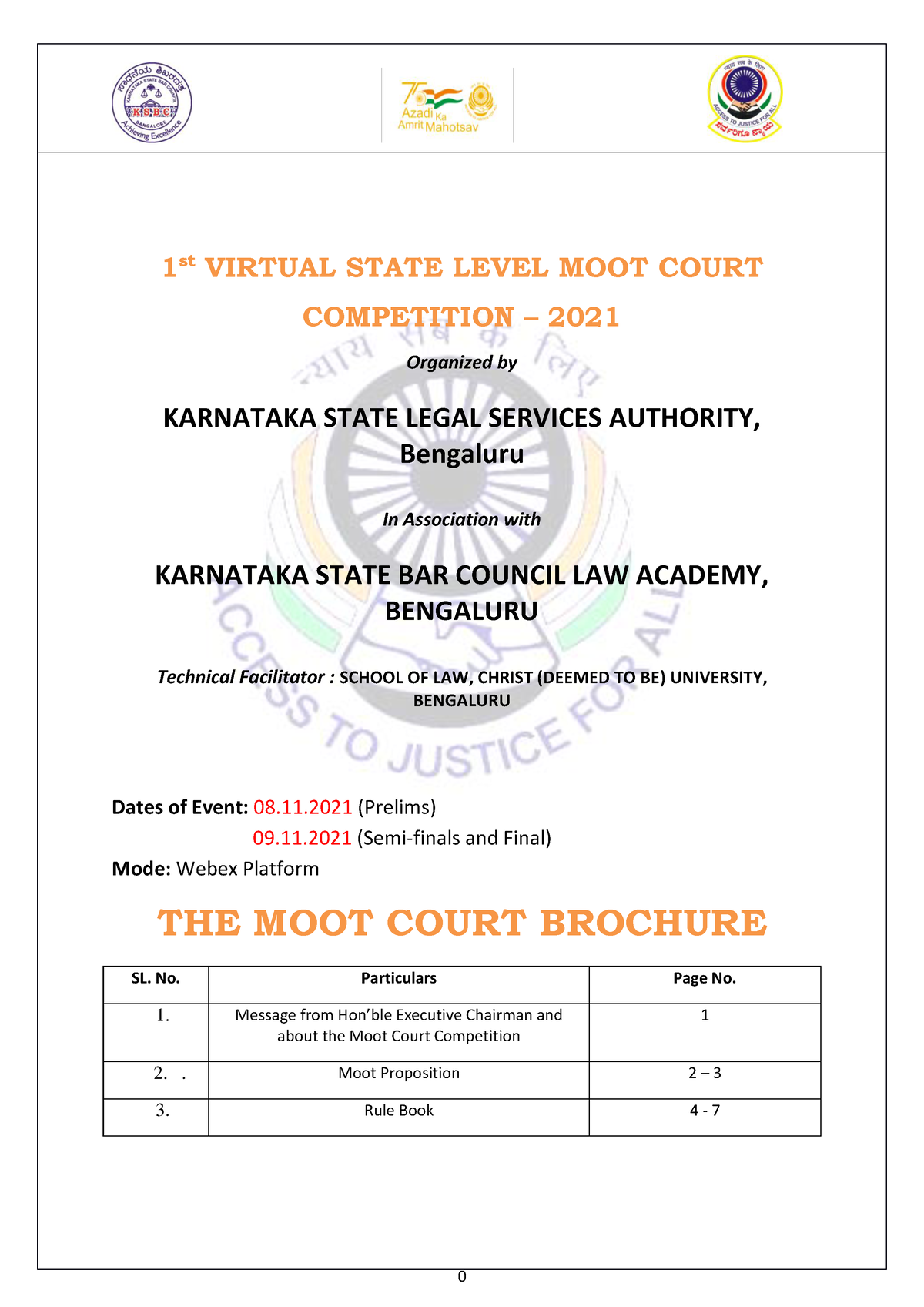 Moot Court Brochure Kslsa Final 3 1 - 1 St VIRTUAL STATE LEVEL MOOT ...