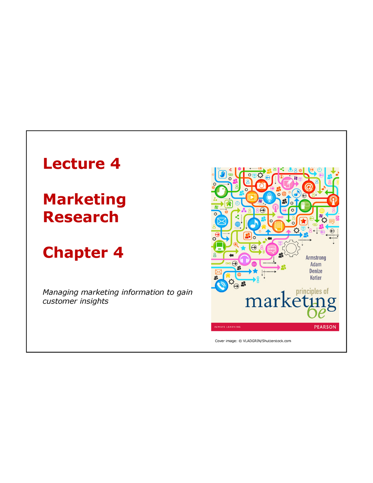 marketing research chapter 4 quizlet