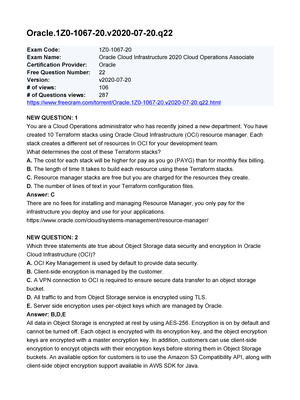 1z0-1109-22 Latest Braindumps Pdf