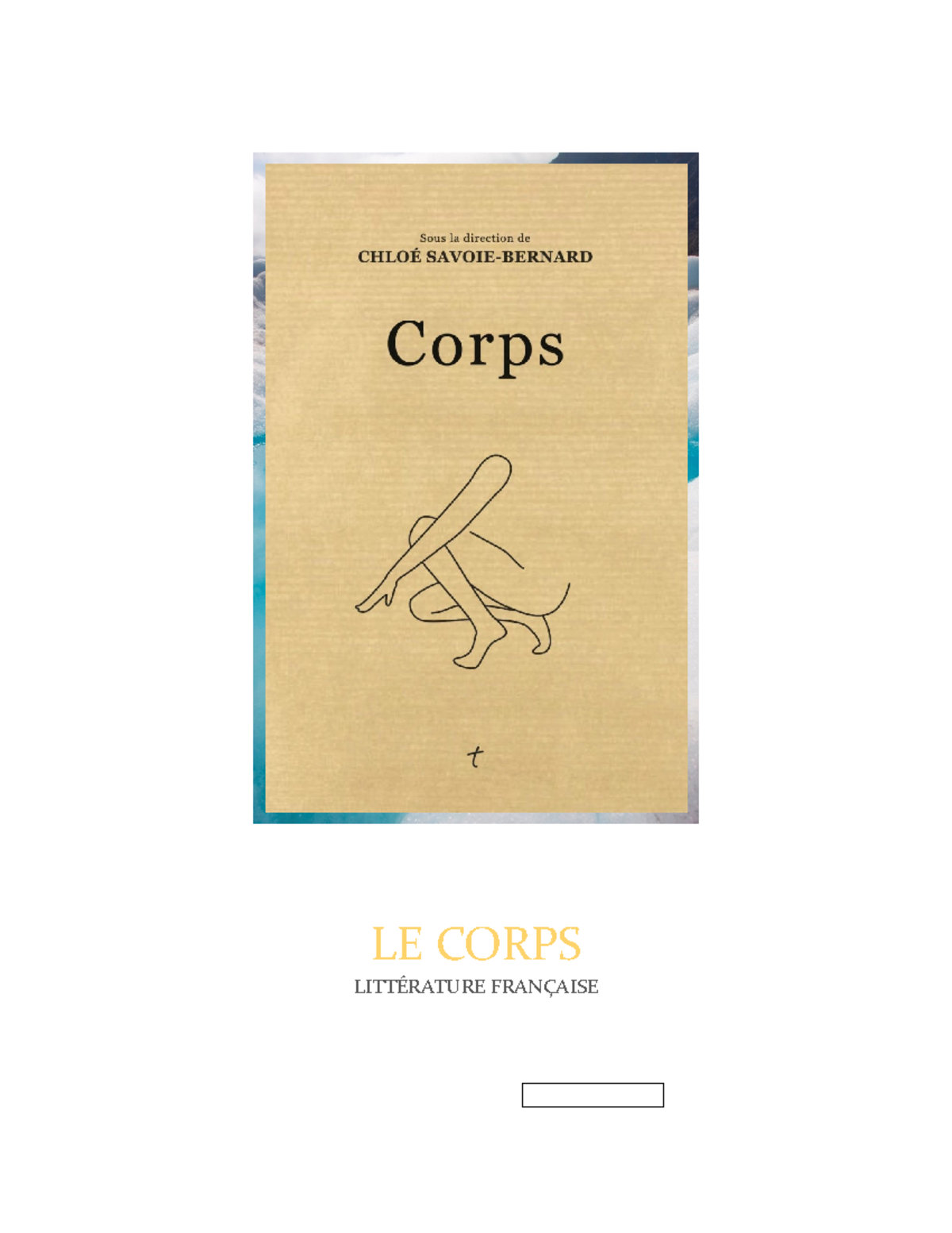 Le corps - LE CORPS LITTÉRATURE FRANÇAISE I-Le realisme du corps A) Le ...