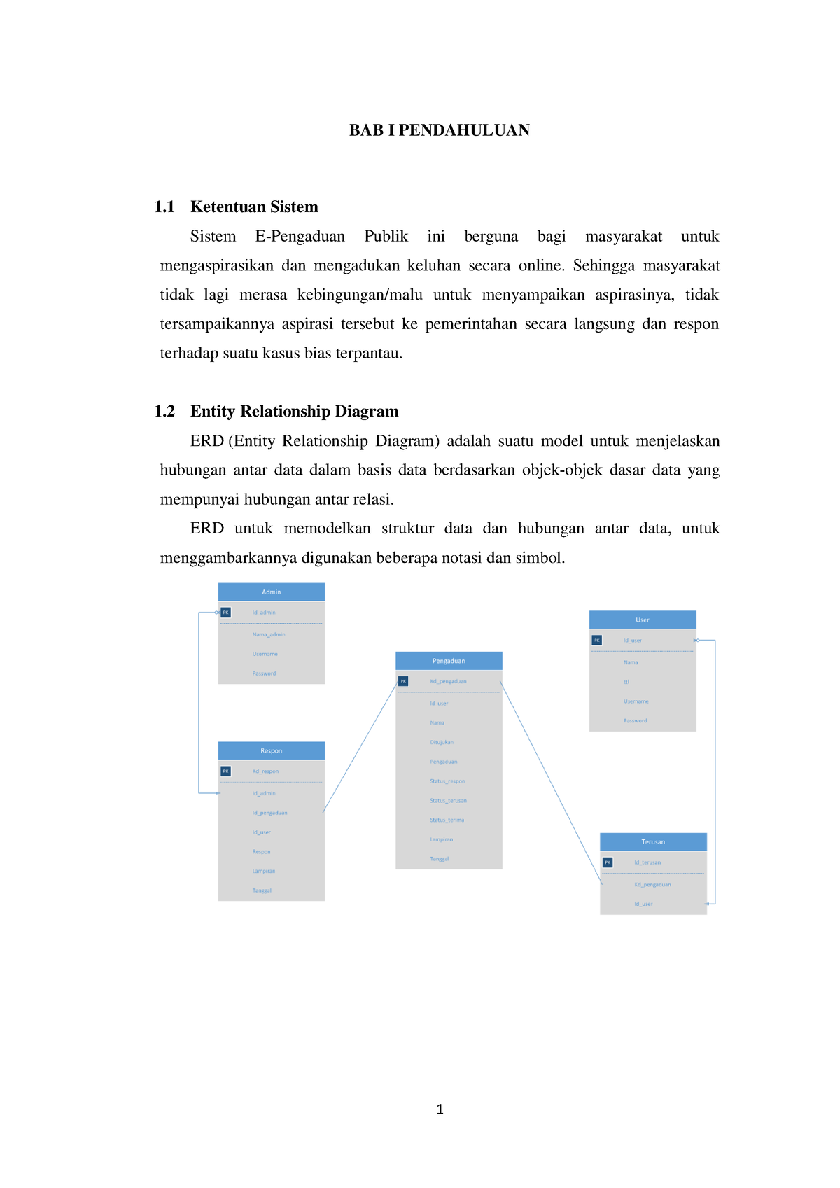 4 BAB I Pendahuluan - 1 BAB I PENDAHULUAN 1 Ketentuan Sistem Sistem E ...