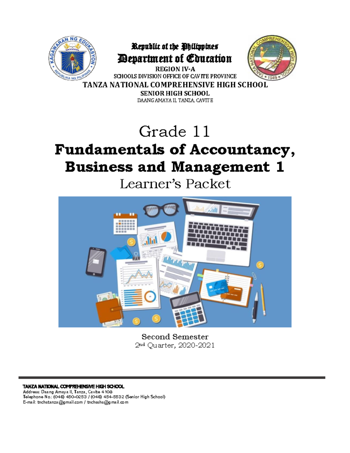 Accounting 1 Week 1 4 2nd Qtr LP Republic of the Philippines