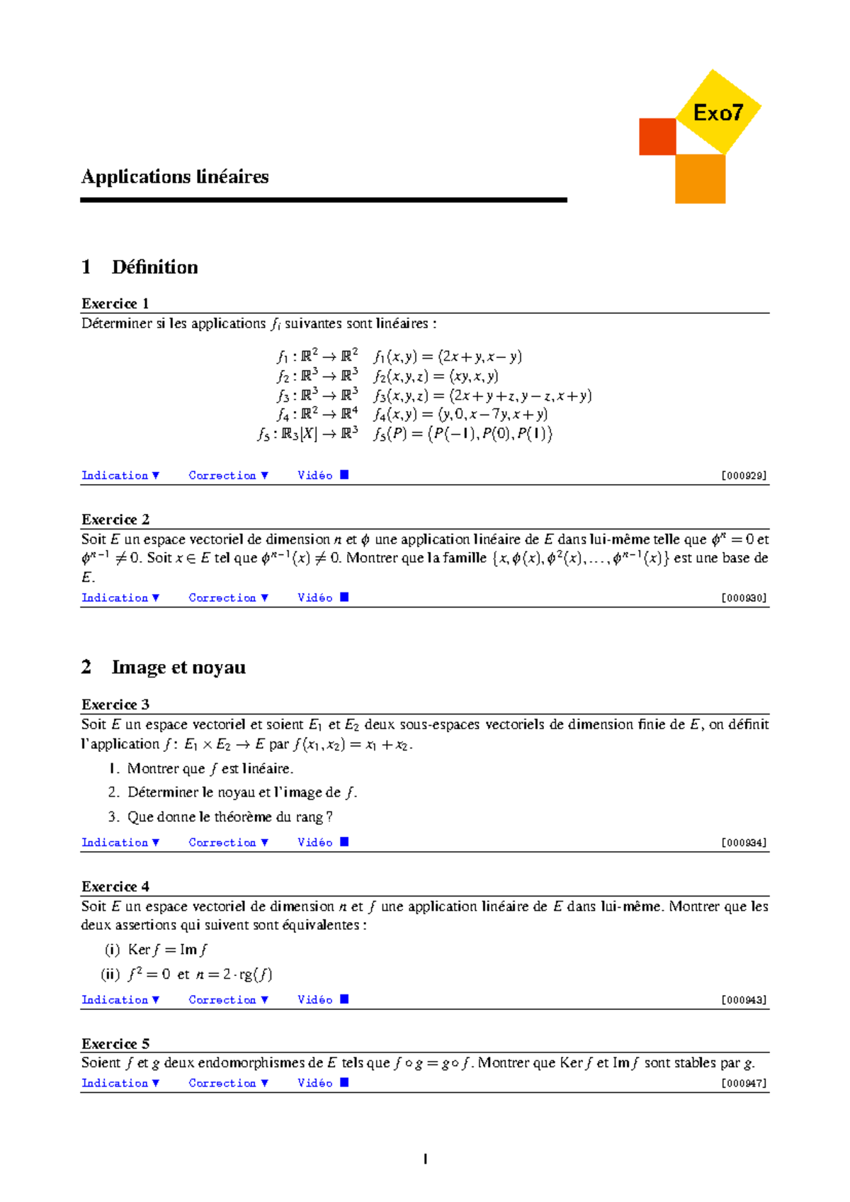 Fic00018 - Résumé Algèbre linéaire et applications - Exo Applications ...