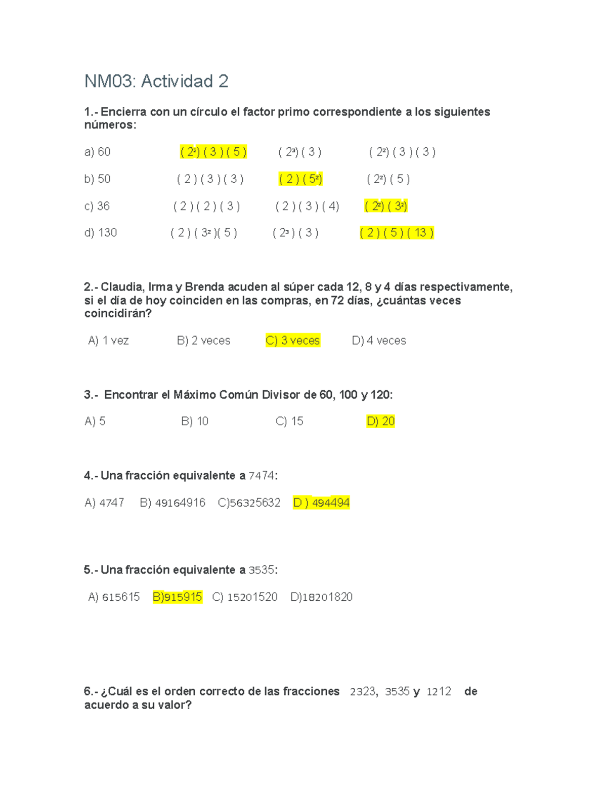 NM03 Alfonso Esquer - Bdndn - NM03: Actividad 2 1.- Encierra Con Un ...