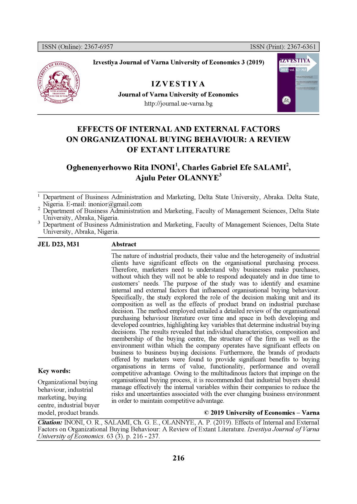 Doc 1 Iobb - ISSN (Online): 2367-6957 ISSN (Print): 2367- Izvestiya ...