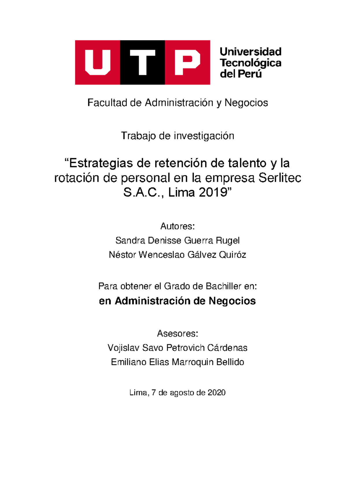 Sandra Guerra Nestor Galvez Trabajo de Investigacion Bachiller 2020