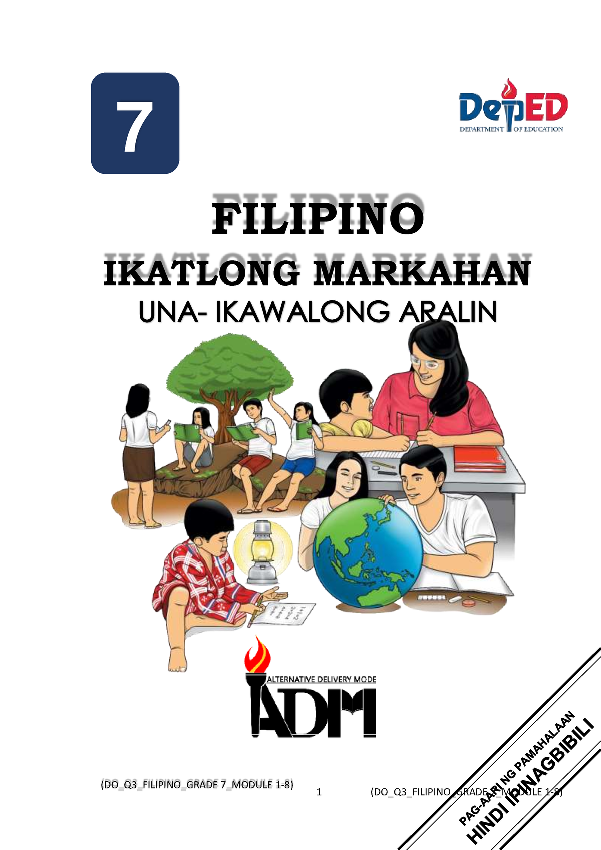 Modyul 8 Q3 Paglikha Ng Sariling Ulat Balita 1 DO Q3 FILIPINO GRADE