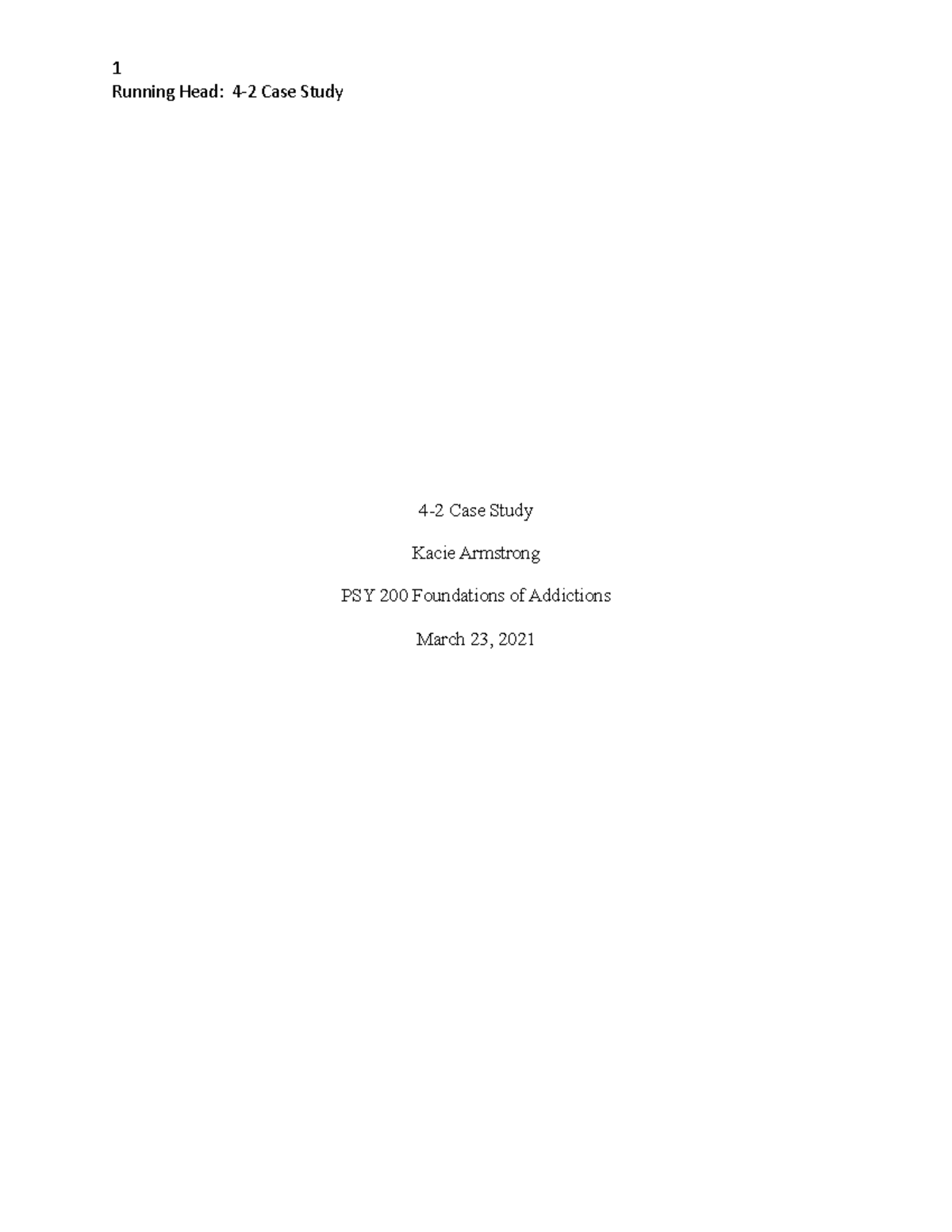 Case Study: Process Addiction and Video Game Addiction - Studocu