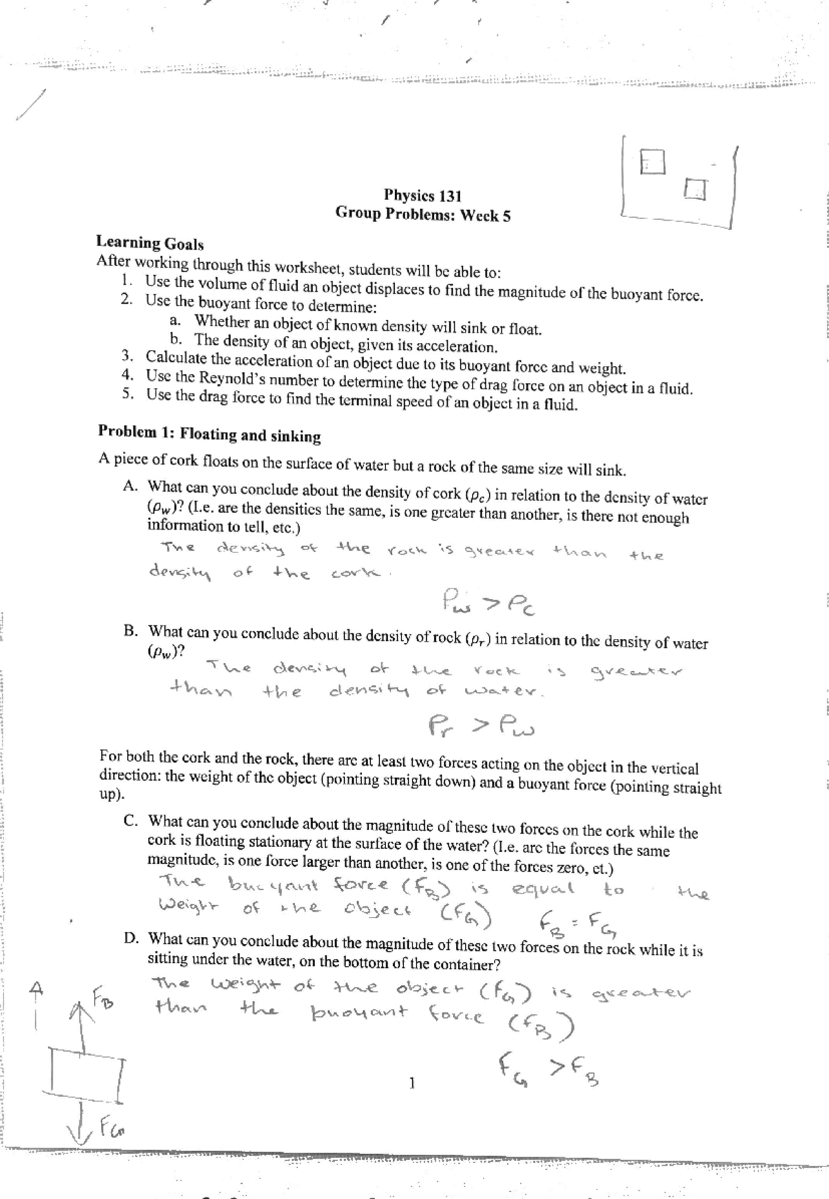 Group Problems chapter 5 - PHYS 131 - Studocu