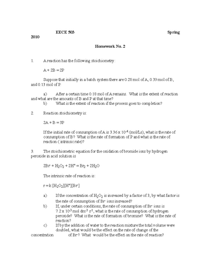 ECE503 2009-2010 Homework 3 - EECE 503 HW 3 SPRING H010 Due Tuesday ...
