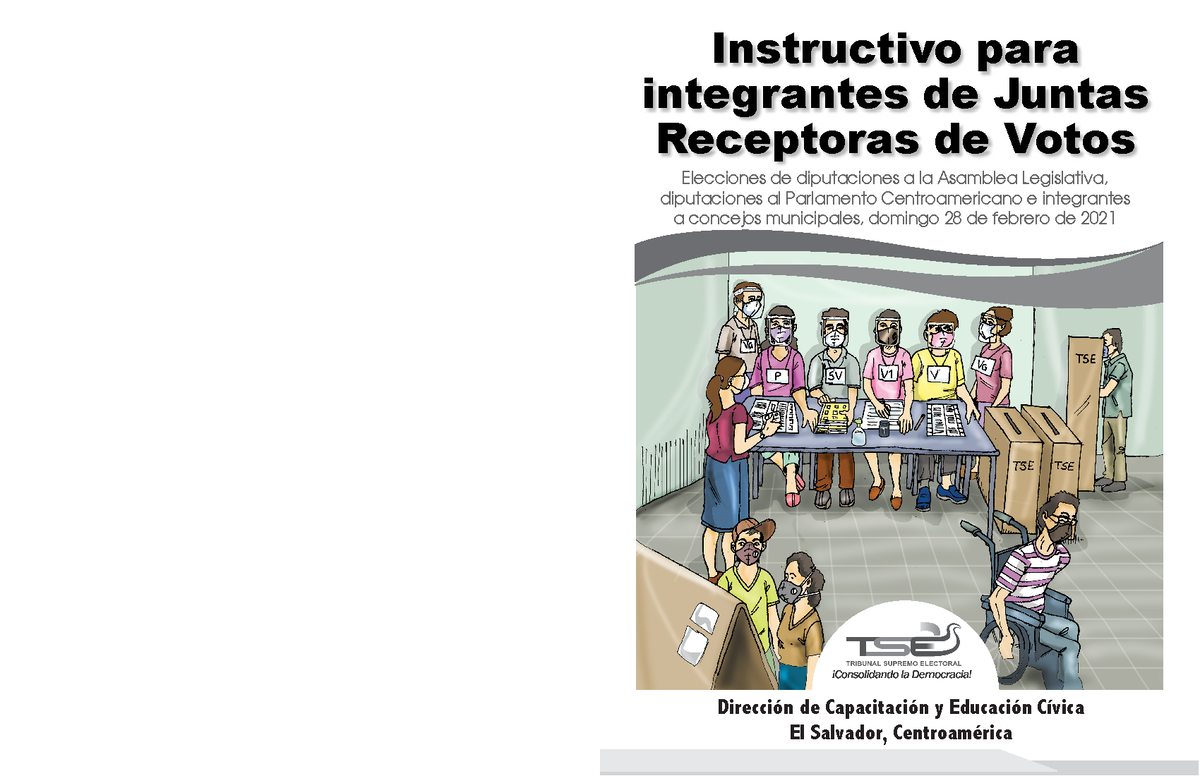 Instructivo Junta Receptora de Votos JRV Elecciones 2021 - Elecciones ...