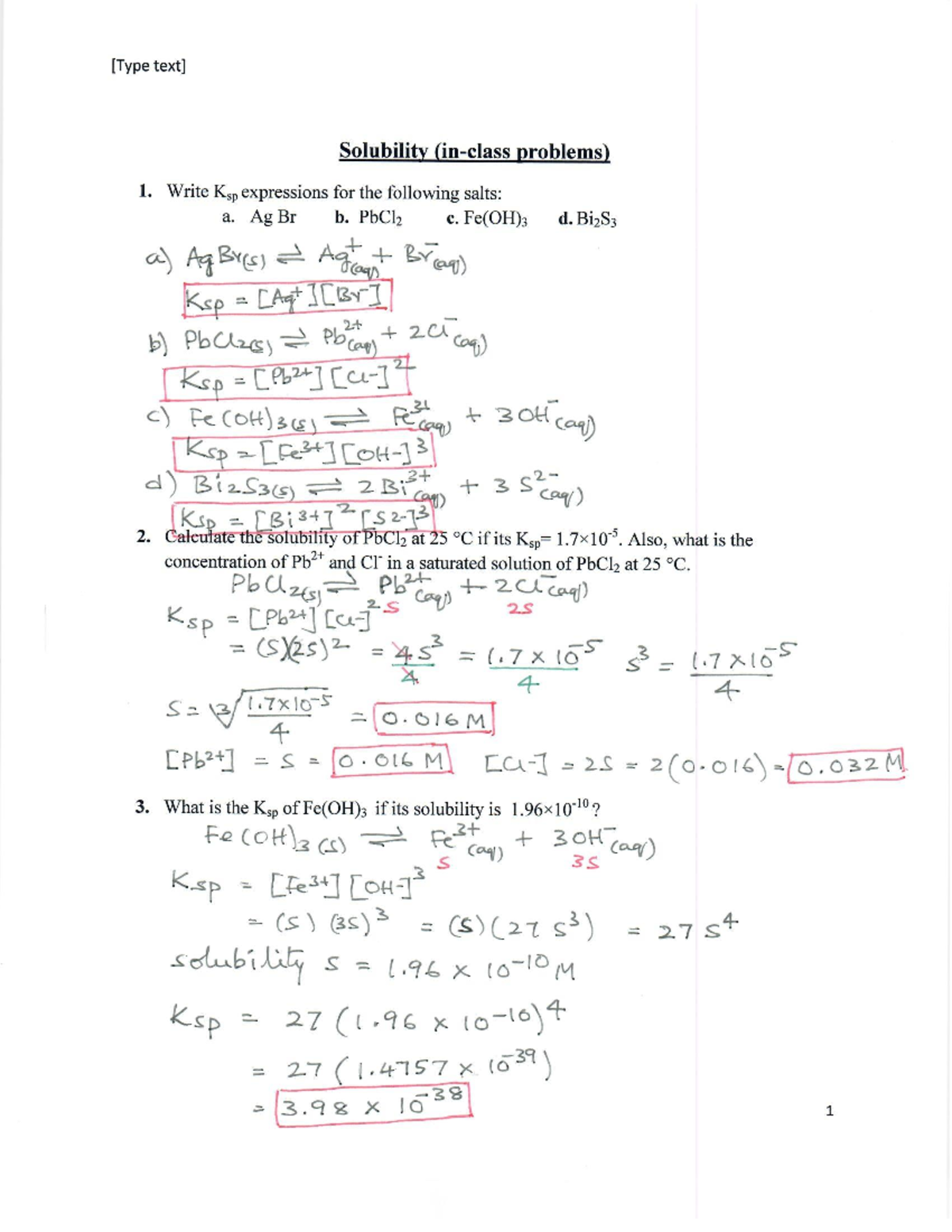 SolubilityPPkey Solubility question answers Chem 1202 MRU Studocu