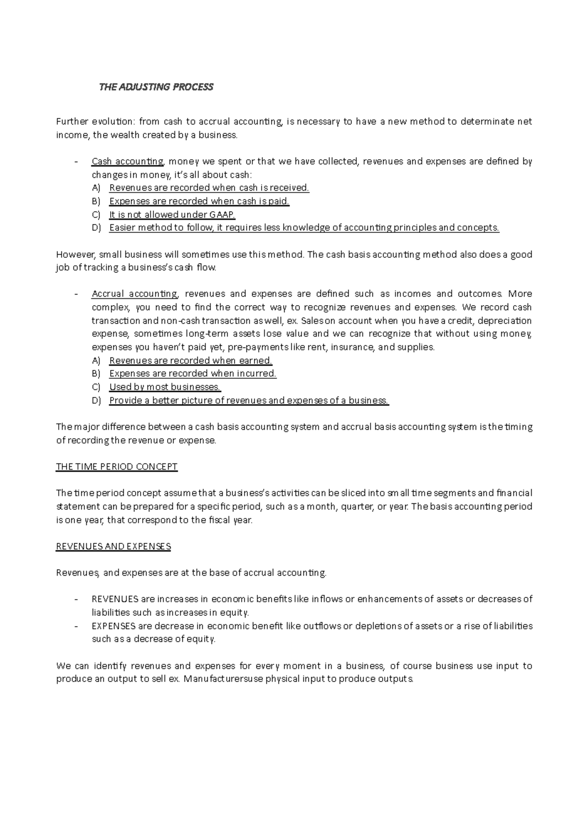 Chapter 03 - 03 The Adjusting Process - THE ADJUSTING PROCESS Further ...