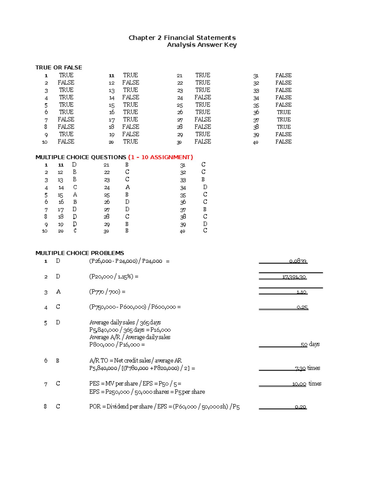 02 Financial Statements Analysis Key 02 Financial Statements Analysis ...