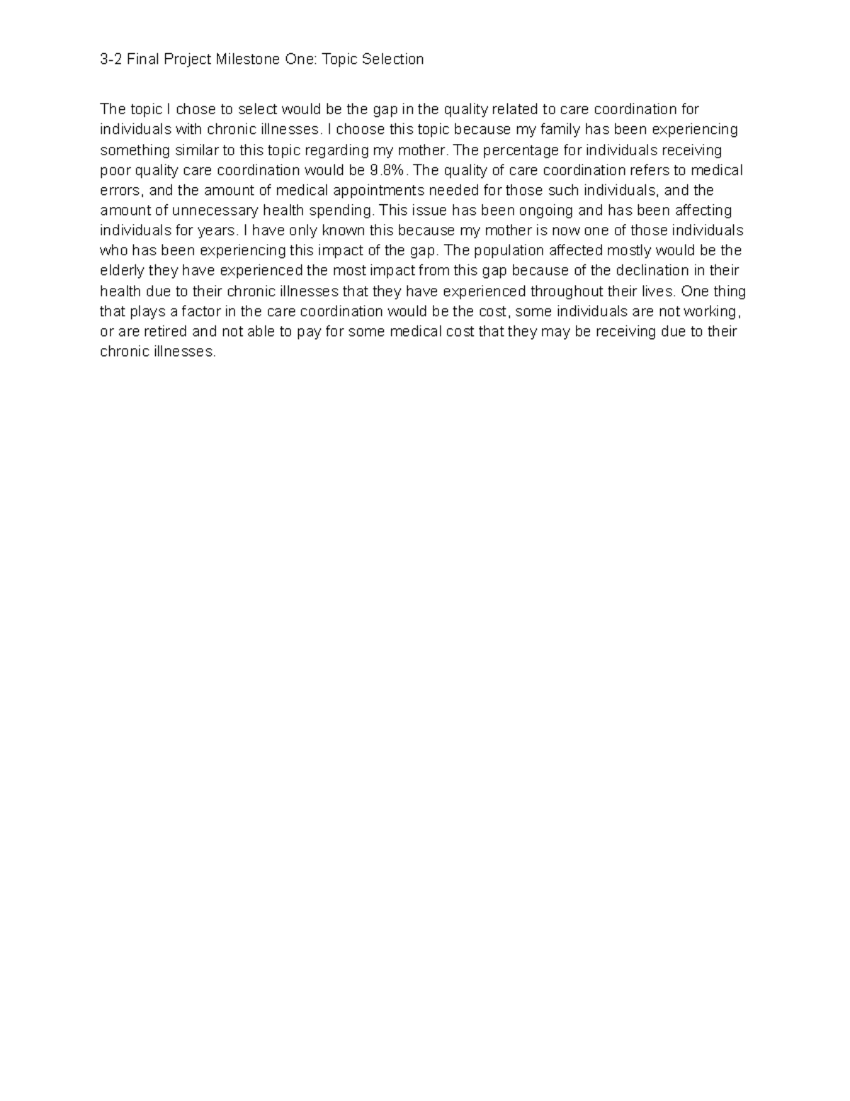3-2 Topic Selection - 3-2 Final Project Milestone One: Topic Selection ...
