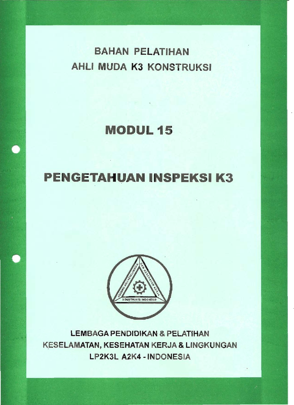 Sistem Management Keselamatan Dan Keseatan Kerja Inspeksi K3