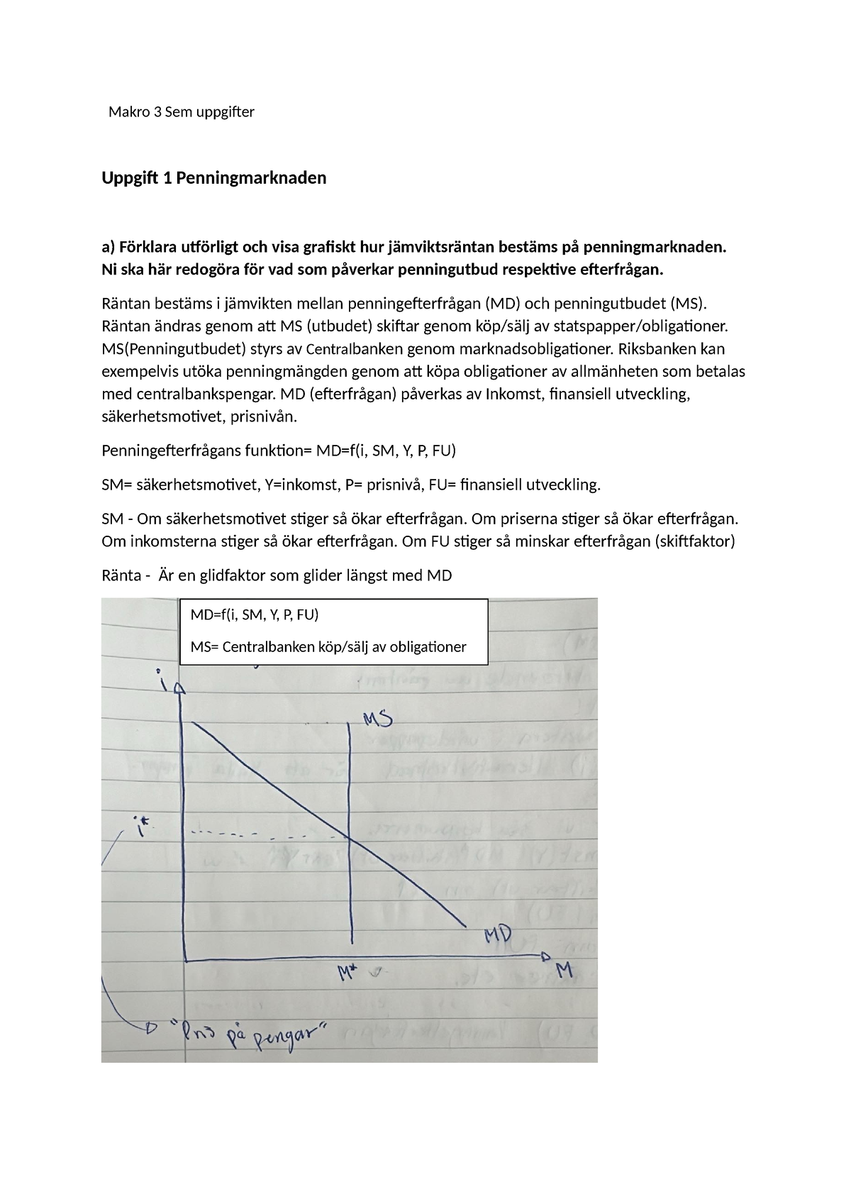 Makro Sem 3 - Uppgifter Och Lösningar Seminarium 3 - Makro 3 Sem ...