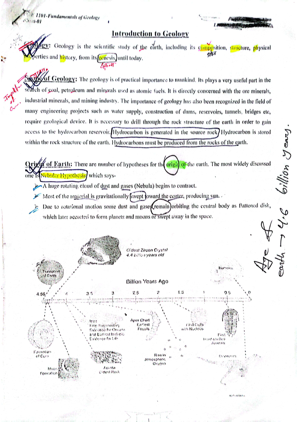 Fundamentals Of Geology - Studocu