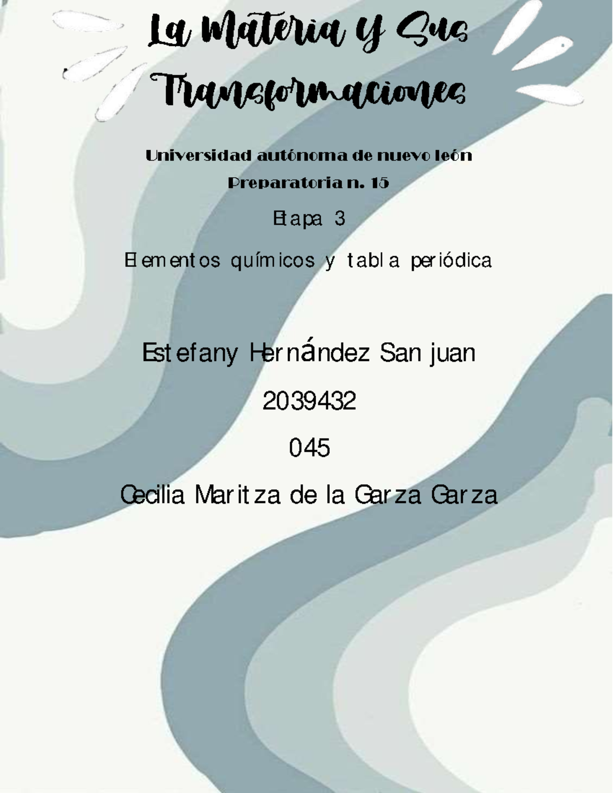 EHSJ AR Etapa 3 LMT - quimica - La Materia Y Sus Transformaciones ...