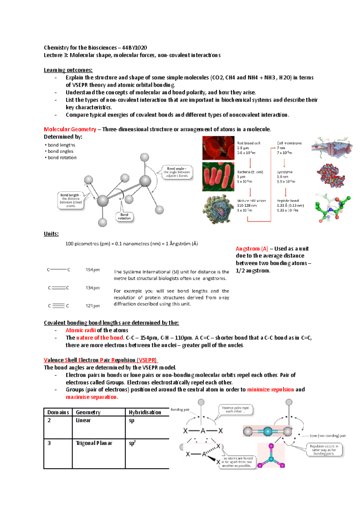 Chemistry For The Biosciences L3 Chemistry For The Biosciences