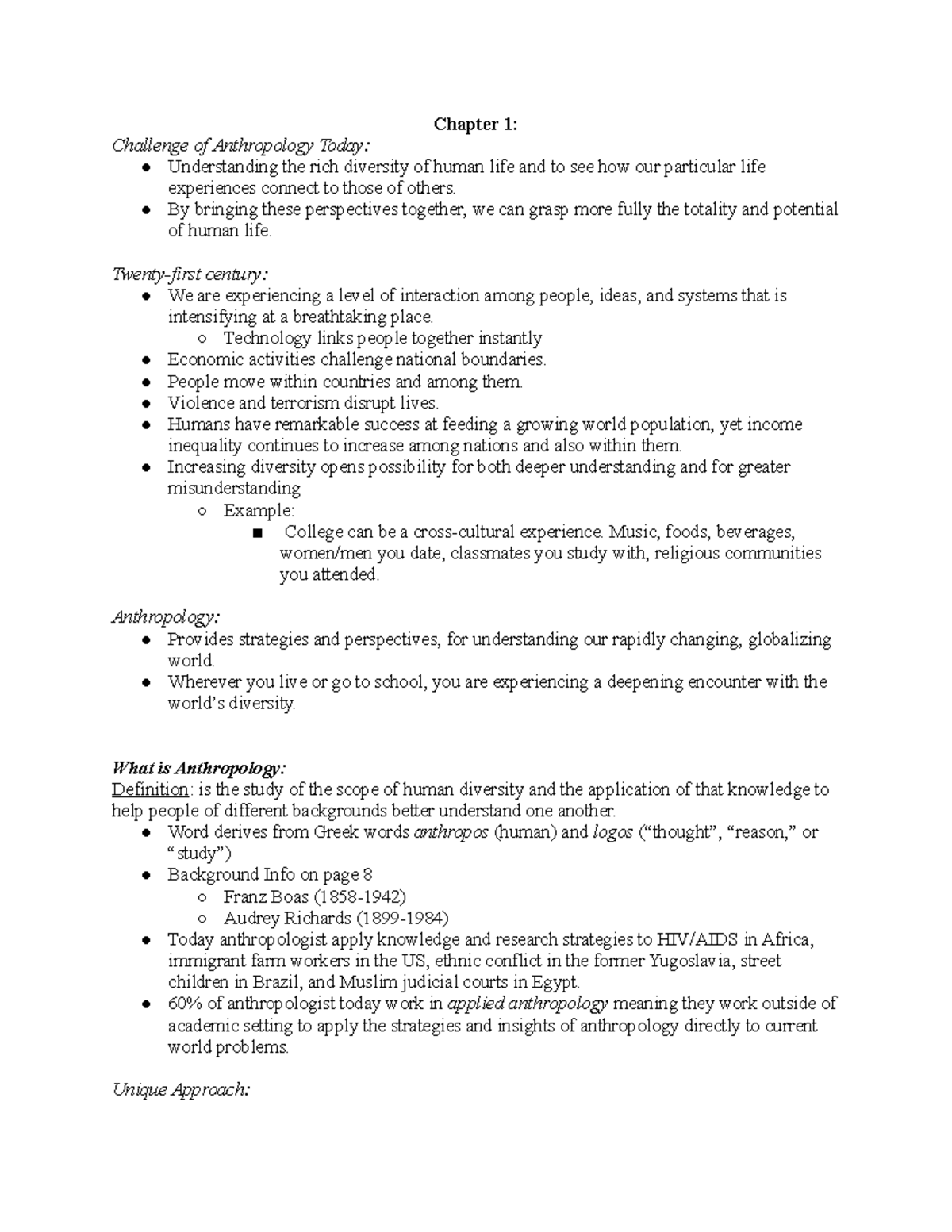 Chapter 1 & 2 - Lecture notes 1-2 - Chapter 1: Challenge of ...