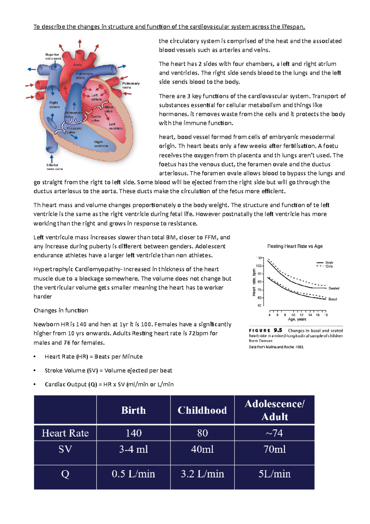 Week 7 - lecture notes - To describe the changes in structure and ...
