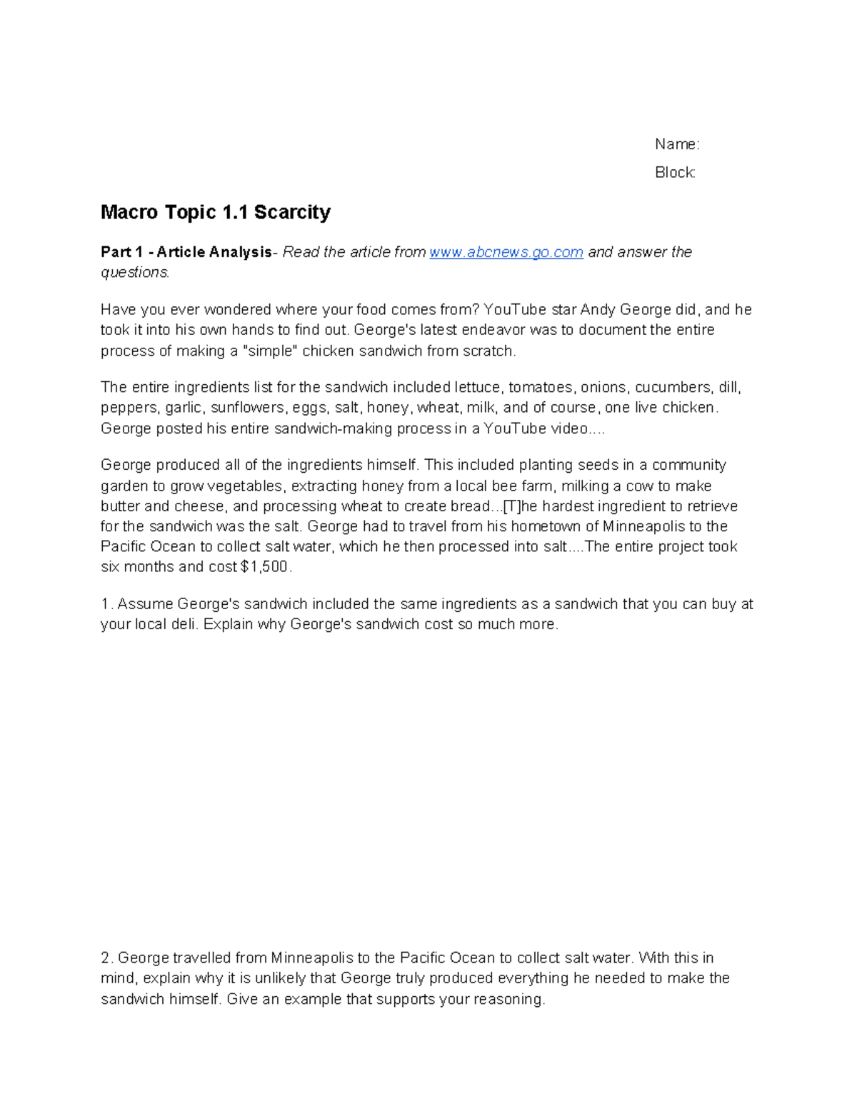 1 1 scarcity hw 1 1 name block macro topic 1 scarcity part 1