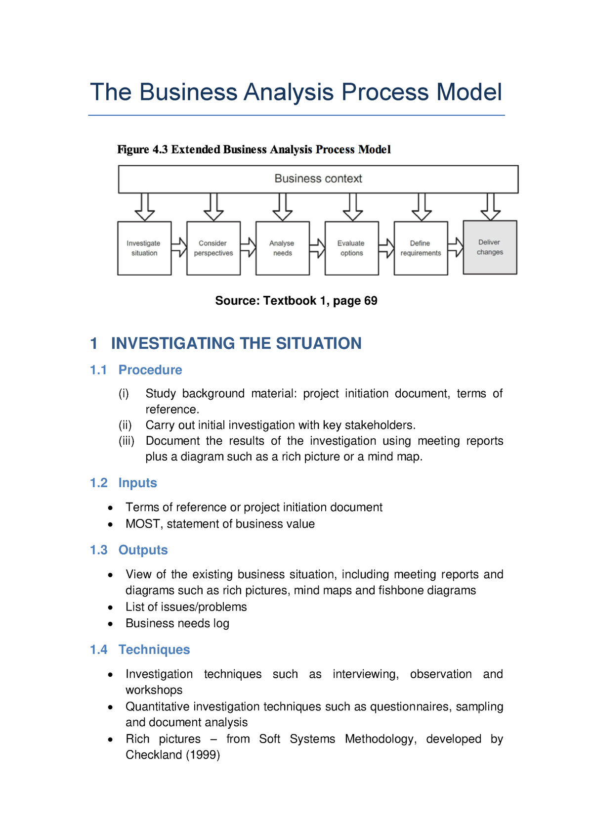 BA Process Model - aaaaaaaaaaaaaaaaaaaaaaaaaaaaa - The Business ...