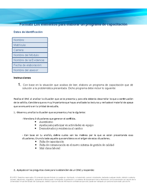 Canales de Distribucion - Nombre: Matrícula: Nombre de la Evidencia de ...