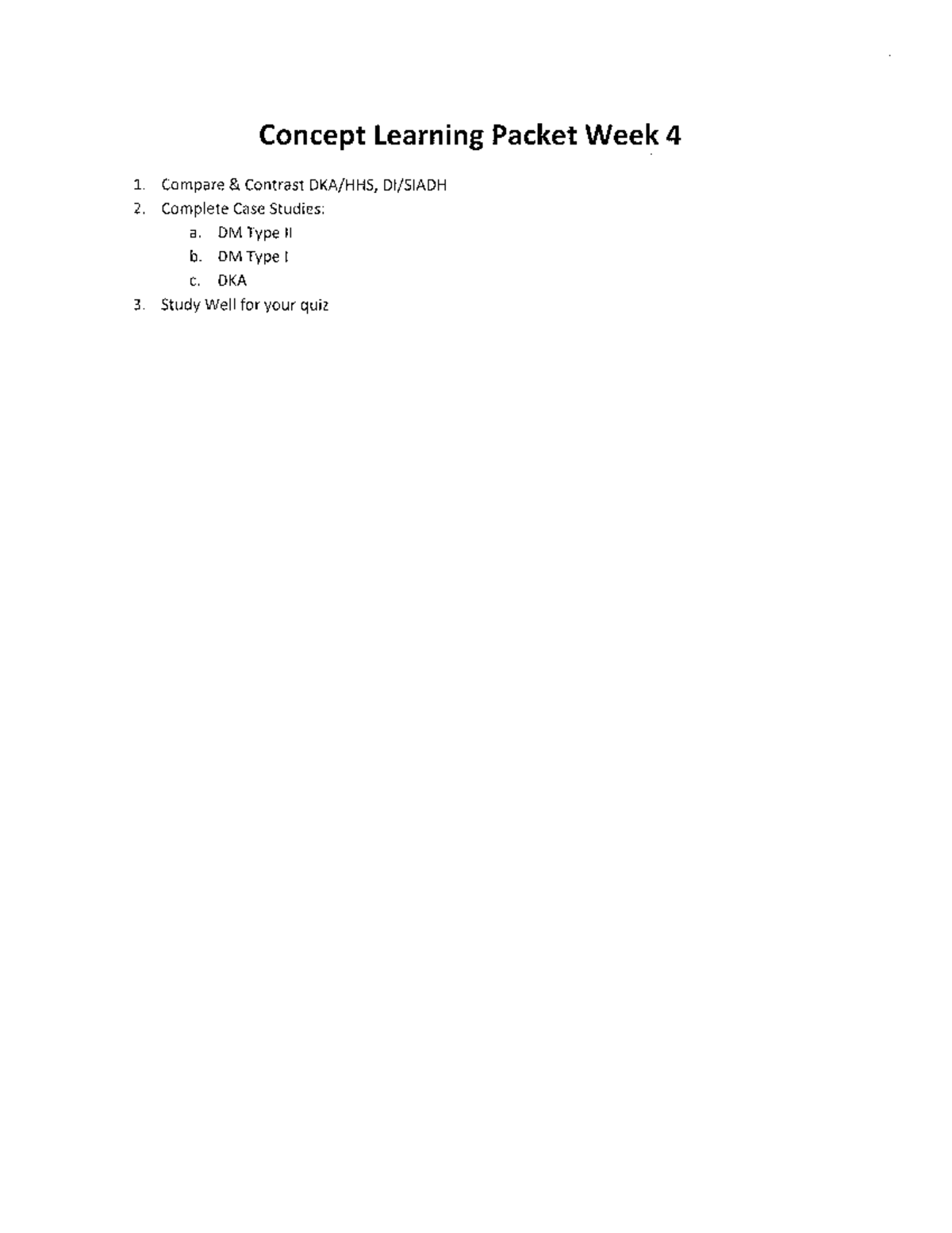 Week 4 Student Concept Packet - 481L - Studocu