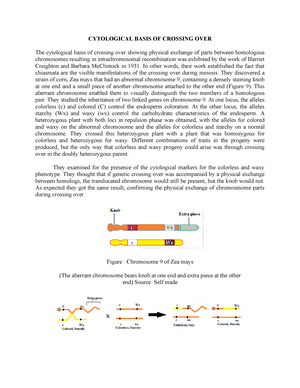 Types Of Crossing Over - Microbes: Physiology And Genetics - SGBAU ...