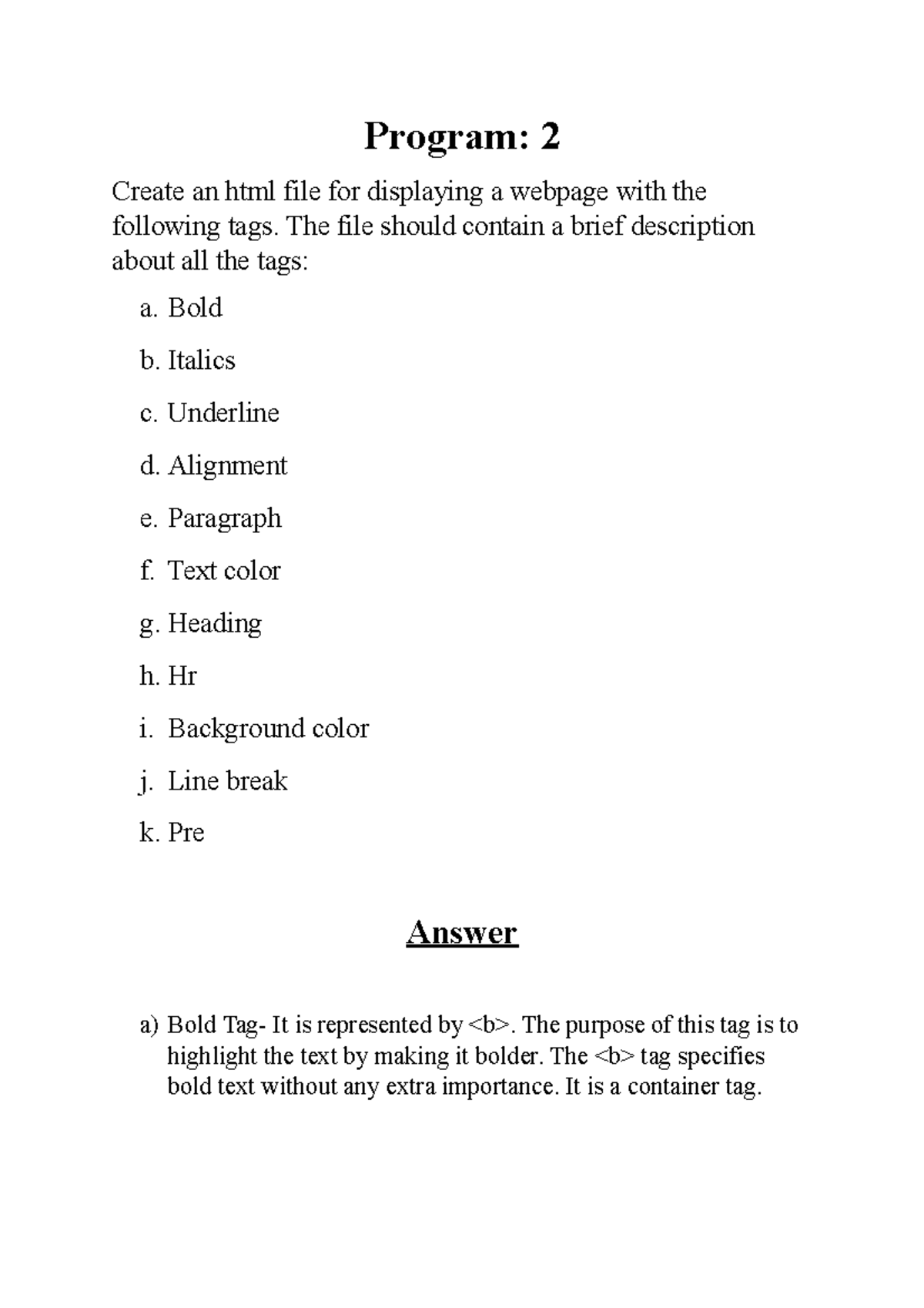 program-2-please-give-as-much-additional-information-as-possible