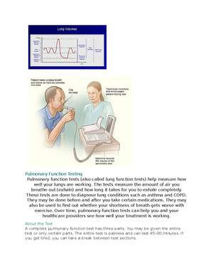 Pulmonary Function Testing Slides - The most important function of the ...
