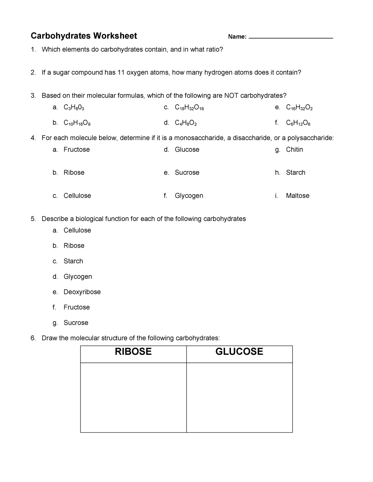 carbohydrates-worksheet-c-3-h-803-b-c-10-h-18-o-9-c-c-18-h-32-o-16