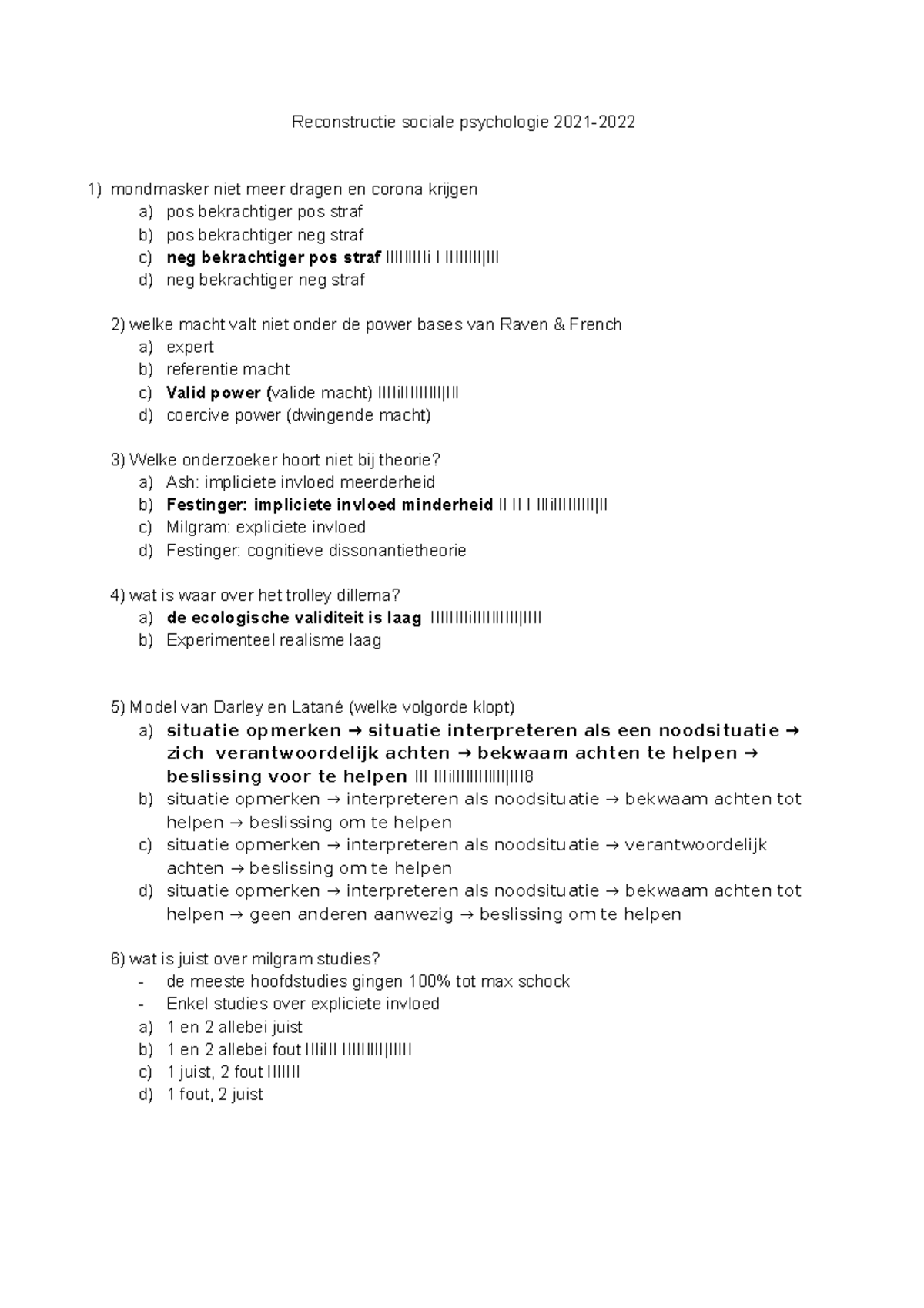 Reconstructie Sociale Psychologie 2021-2022 - Reconstructie Sociale ...