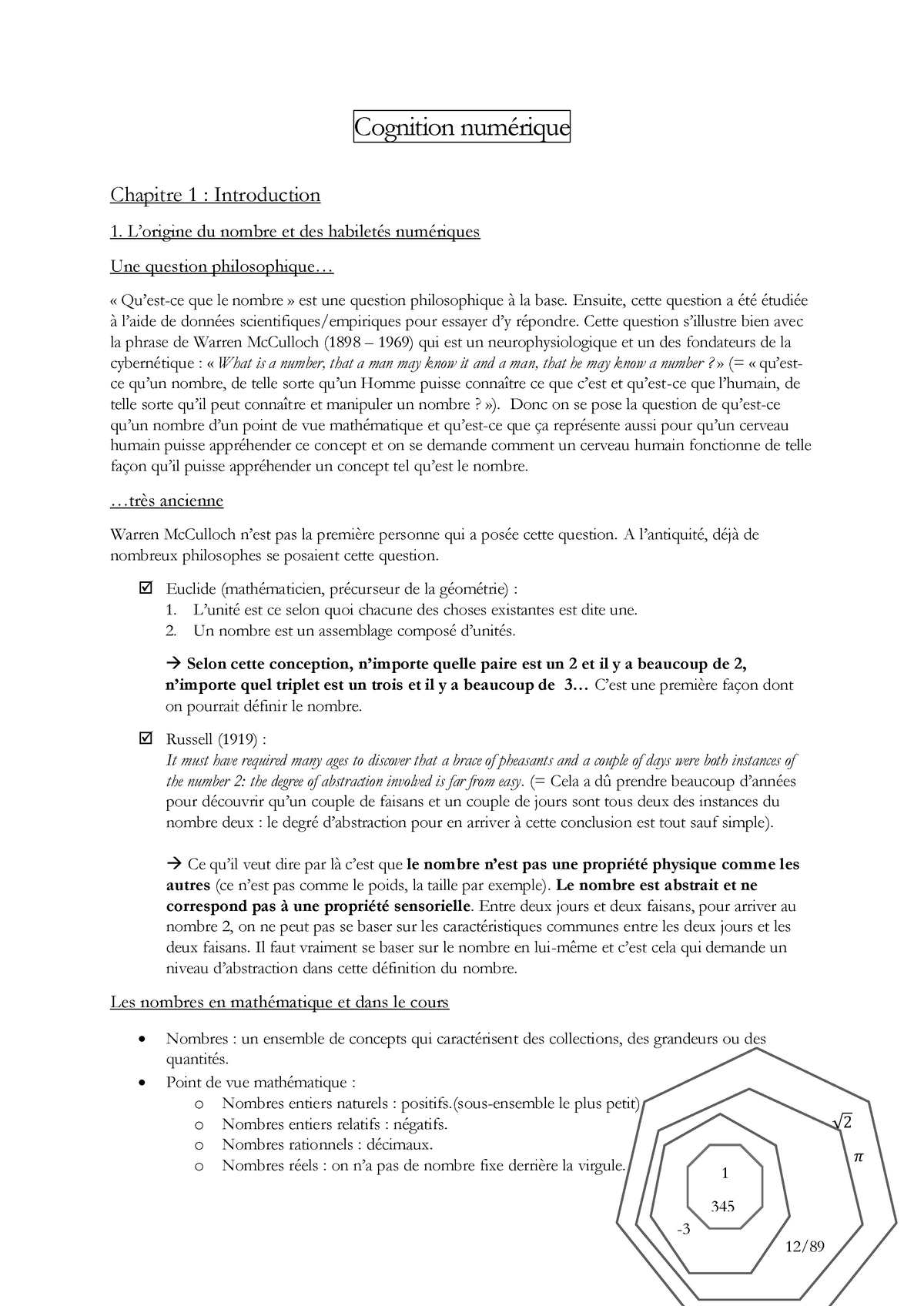 Synthèse Cognition Numérique 1920 - Warning: TT: Undefined Function: 32 ...