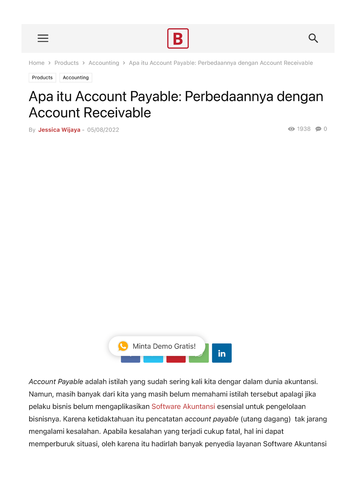 Apa Itu Account Payable Perbedaannya Dengan Account Receivable Namun   Thumb 1200 1697 