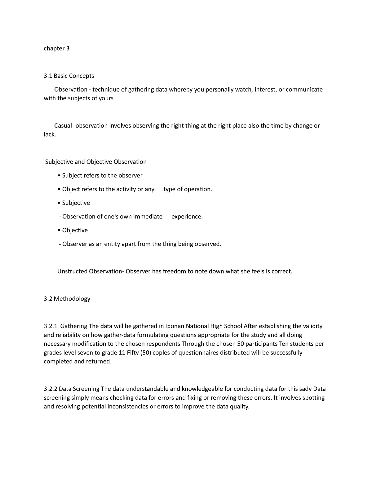 Science Methodology - Ugicguchk Gu Gi - Chapter 3 3 Basic Concepts 