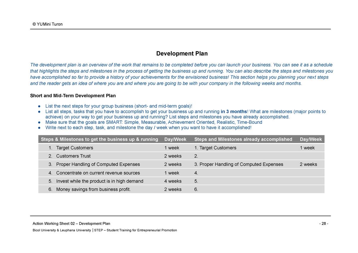 Session 4 Planning and Implementing Plans - The Entrepreneurial Mind ...