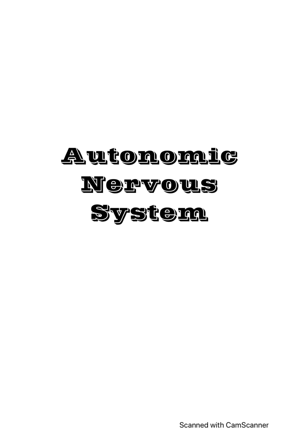 autonomic-nervous-system-pharmacology-studocu