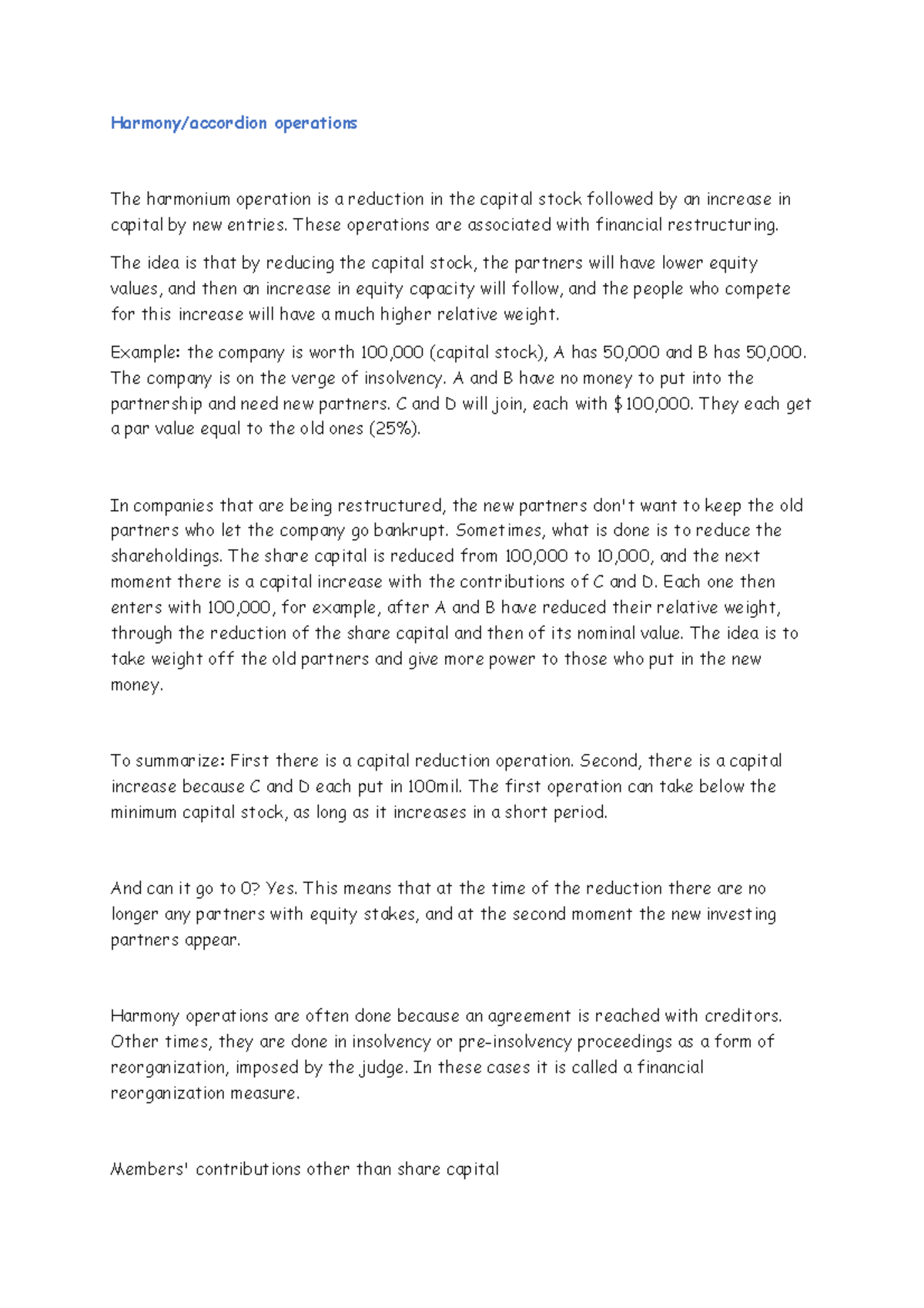 Harmony accordion operations 12 Harmony/accordion operations The