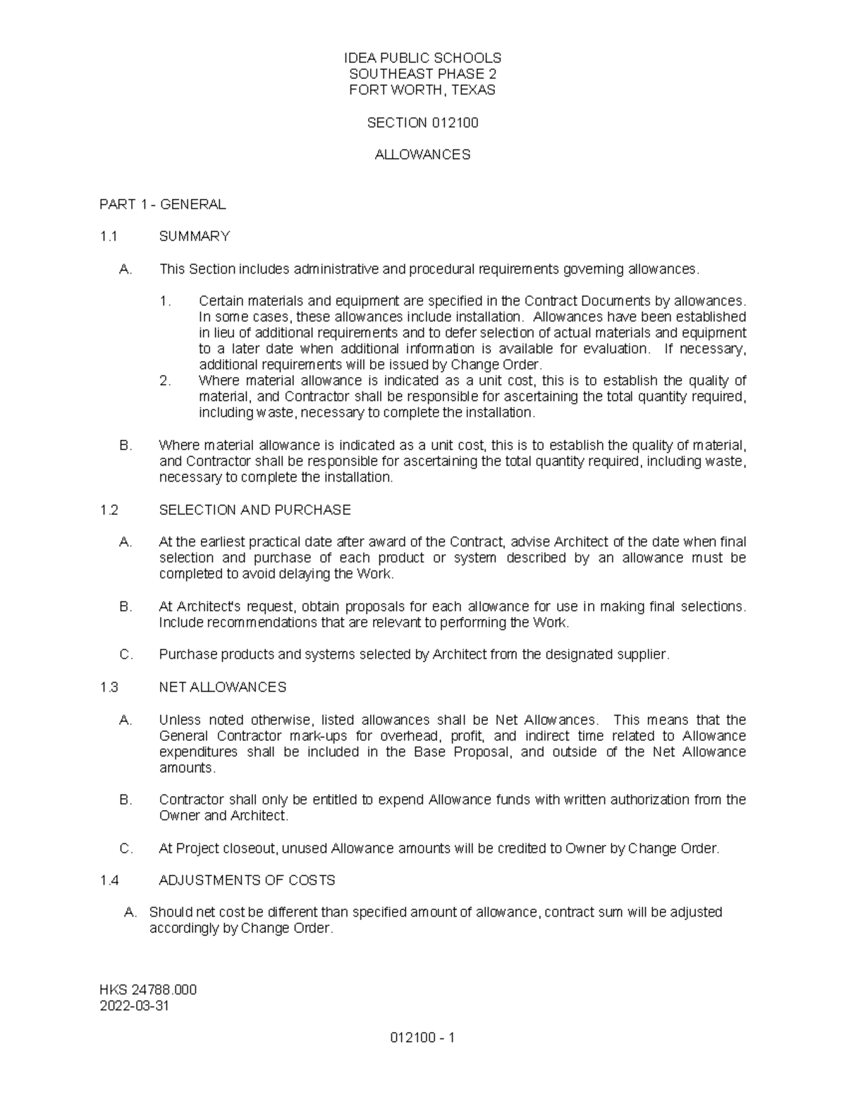 012100-Allowances Rev 0 Fundamentals of Electronic Communications ...