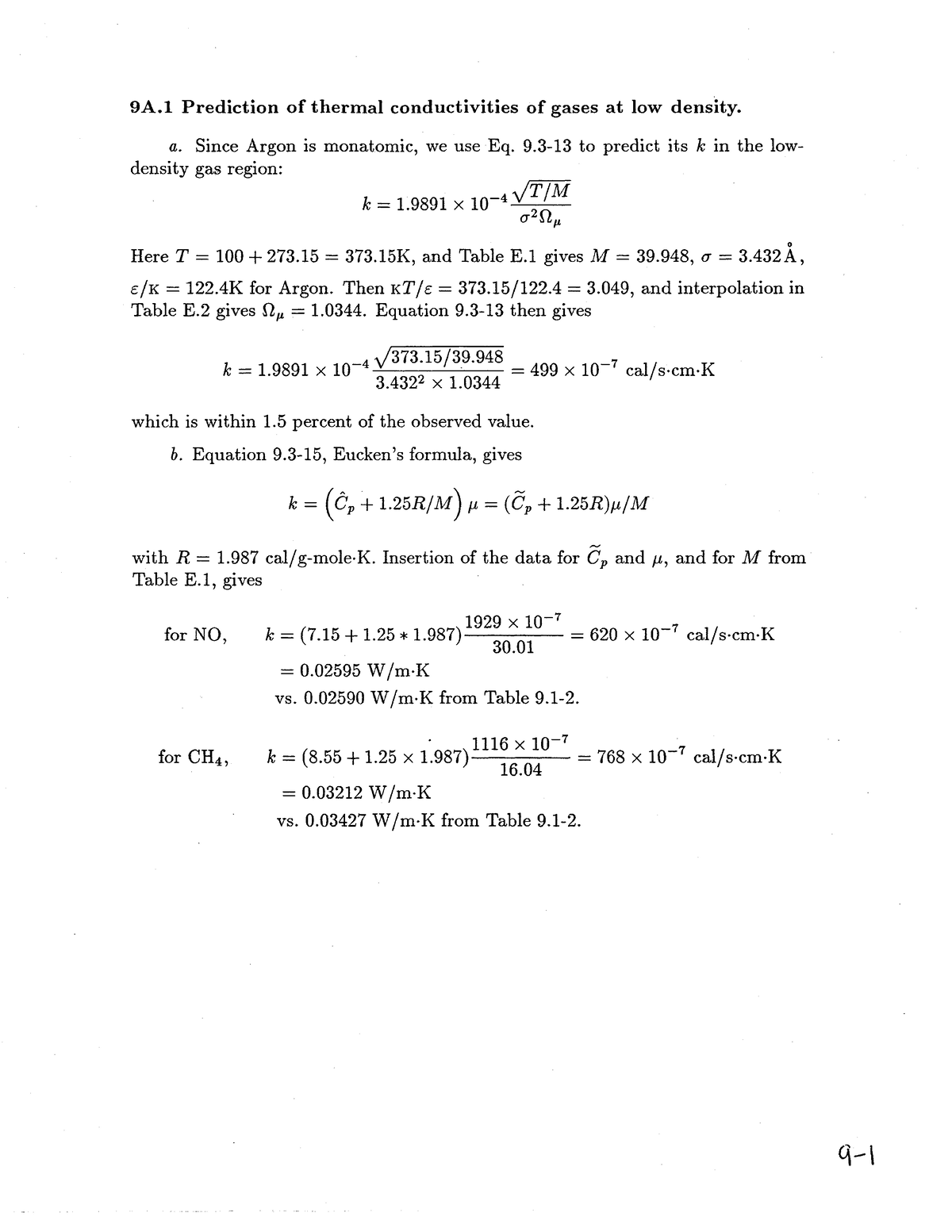 Bird Revised 2e Chapter 09 Solution Manual Transport Phenomena ...