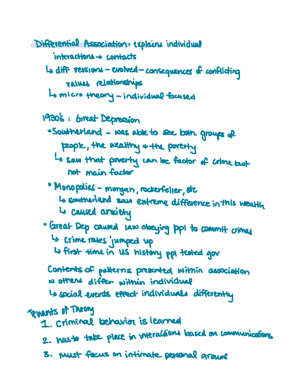 Chapter 5 differential association Differential Association explains
