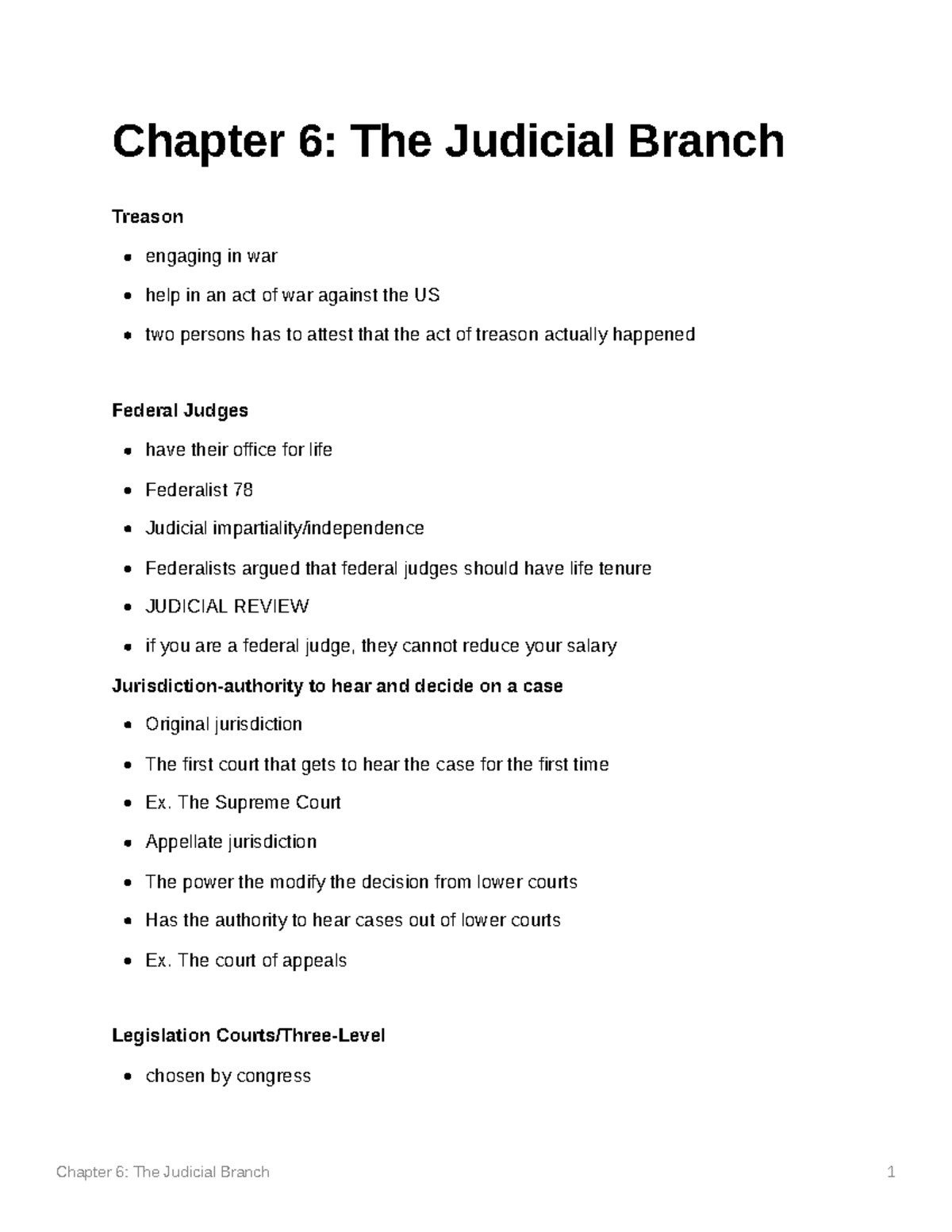 chapter-6-the-judicial-branch-chapter-6-the-judicial-branch-treason