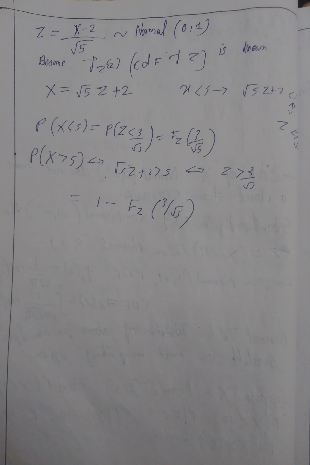 Standardization - Lectures notes - Mathematics elective - Z= X-2 ~Nomal ...