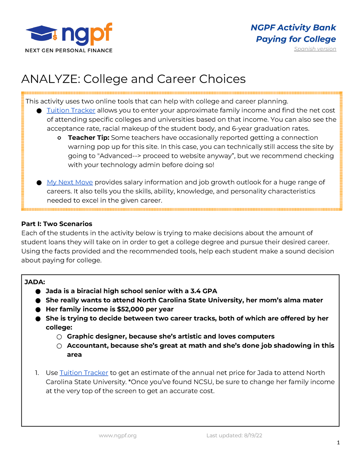 ngpf case study what college should i attend