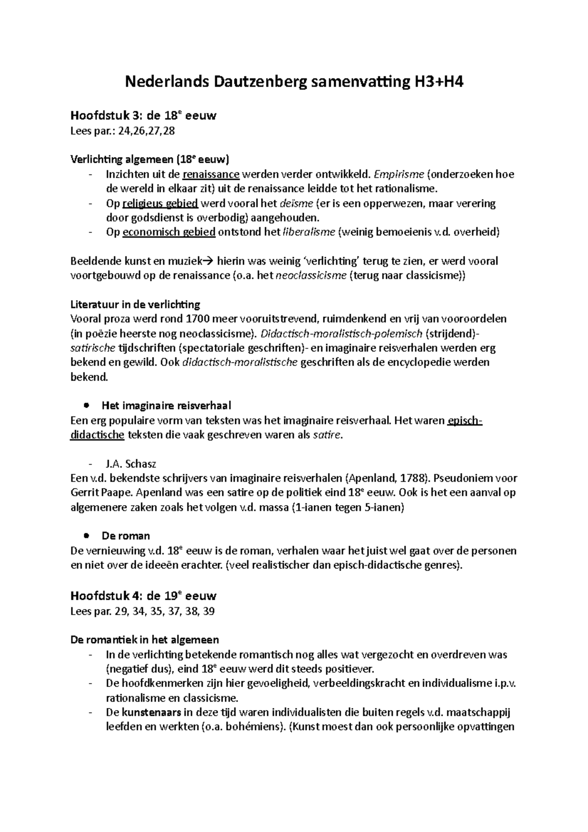 Nederlands Dautzenberg Samenvatting H3 - Nederlands Dautzenberg ...