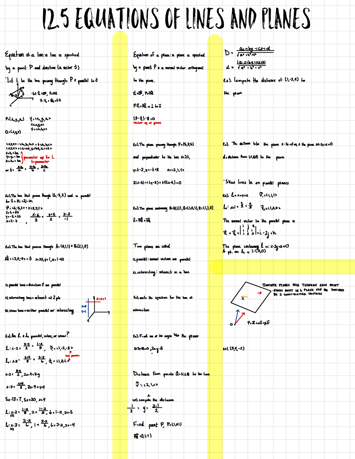 12-5-equations-of-lines-and-planes-d-9-1-by-lez-id-equation-of